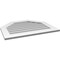 Ekena Millwork Octagonal Top Surface Mount PVC Gable Vent w/ 3-1/2"W x 1"P Standard Frame, 32"W x 26"H GVPOT32X2601SN - alternate 2